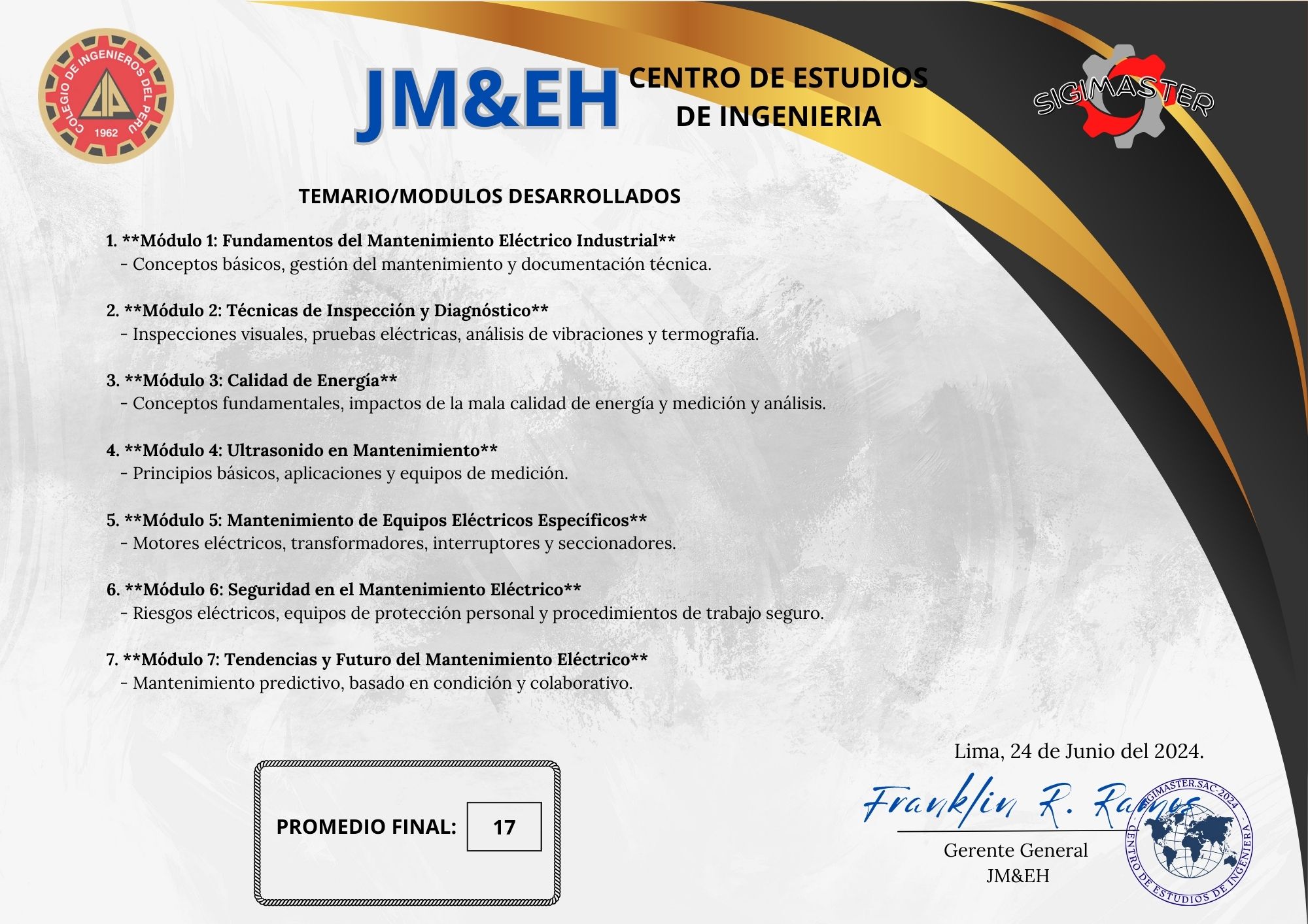 Modelo de Certificado 2
